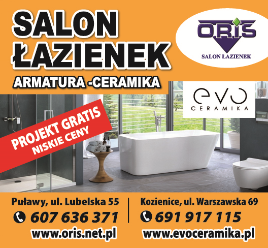 ORIS Salon Łazienek Puławy Armatura-Ceramika / Projekt Gratis