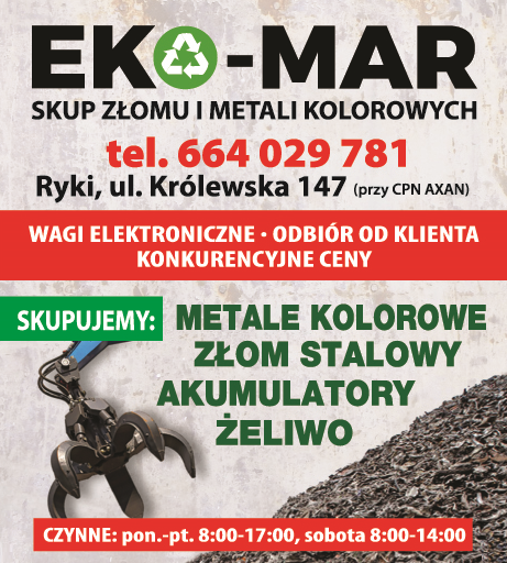 EKO-MAR Ryki Skup Złomu i Metali Kolorowych