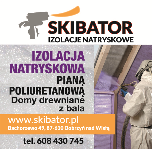 FIRMA SKIBATOR Bachorzewo Izolacje Natryskowe / Domy Drewniane z Bala