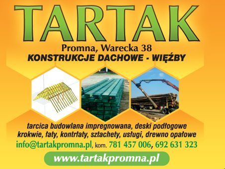 TARTAK PROMNA KONSTRUKCJE DACHOWE - WIĘŹBY Promna 