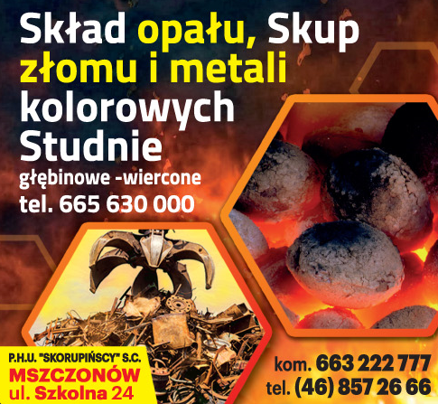 SKORUPIŃSCY SKŁAD OPAŁU Mszczonów 
