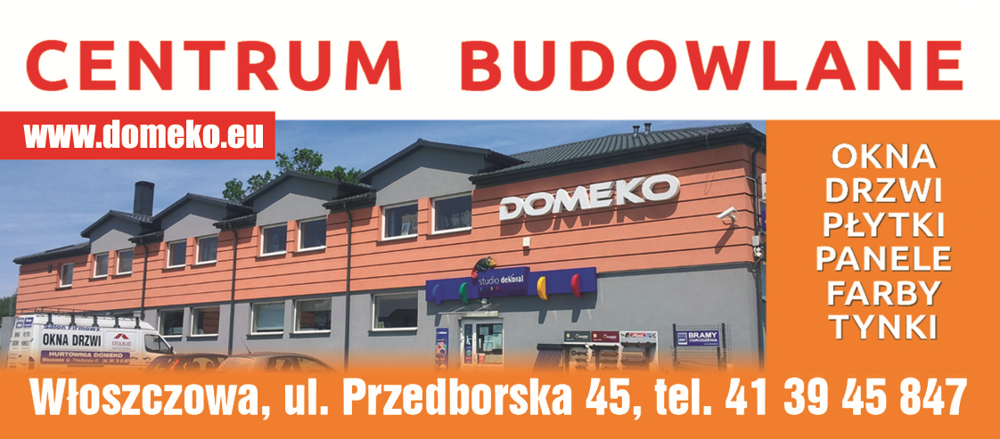DOMEKO Włoszczowa Centrum Budowlane / Okna / Drzwi / Płytki / Panele / Farby / Tynki