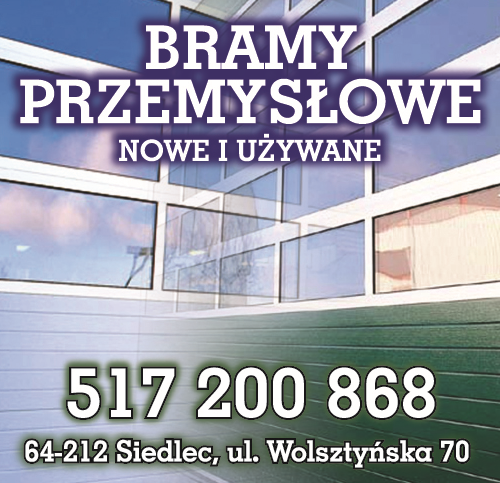 BRAMY Siedlec Bramy Przemysłowe Nowe i Używane