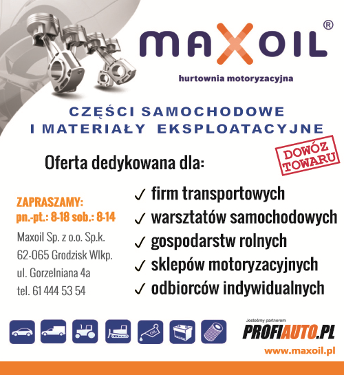 MAXOIL ® Hurtownia Motoryzacyjna Grodzisk Wlkp. Części Samochodowe i Materiały Eksploatacyjne