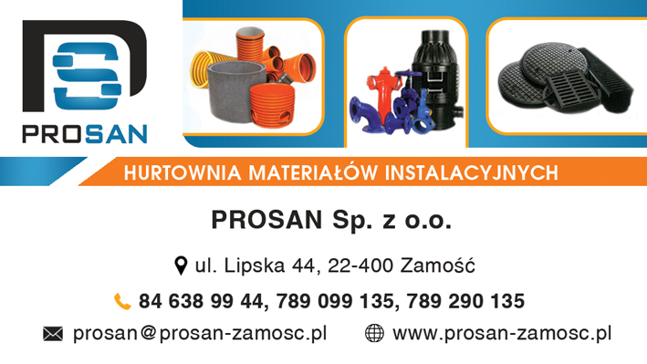 PROSAN Sp. z o.o. Zamość Hurtownia Materiałów Instalacyjnych