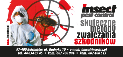 INSECT s.c. Bełchatów Skuteczne Metody Zwalczania Szkodników