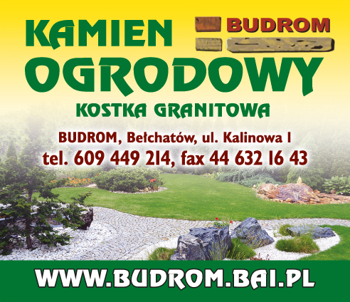 PHU BUDROM Bełchatów Kamień Ogrodowy / Kostka Granitowa