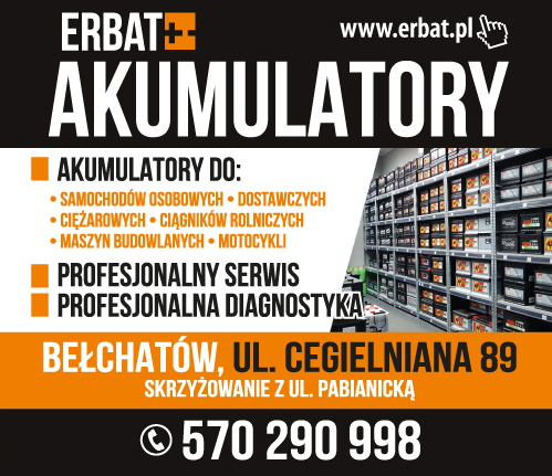 ERBAT Akumulatory Bełchatów Skup i Serwis Akumulatorów / Profesjonalna Diagnostyka