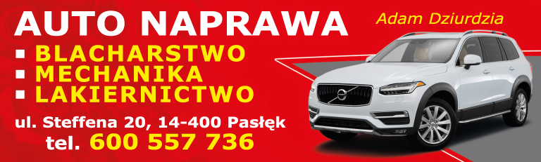AUTO NAPRAWA Adam Dziurdzia Pasłęk Blacharstwo / Mechanika / Lakiernictwo
