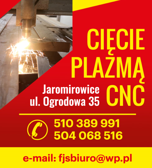 CIĘCIE PLAZMĄ CNC Jaromirowice