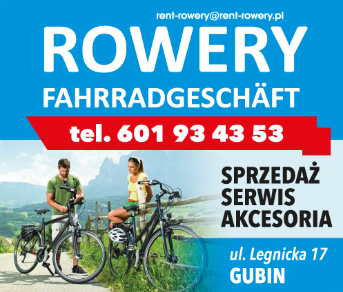 ROWERY FAHRRADGESCHÄFT Gubin Sprzedaż / Serwis / Akcesoria