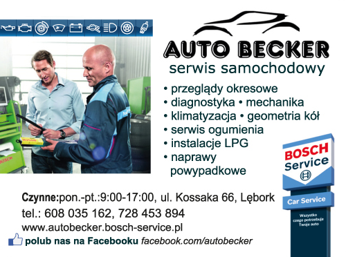 BS AUTO BECKER Serwis Samochodowy Lębork Diagnostyka / Mechanika / Klimatyzacja / Geometria
