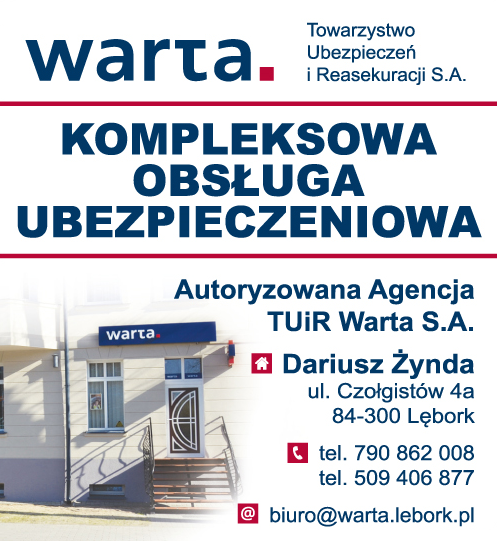 Autoryzowana Agencja TUiR WARTA S.A. Dariusz Żynda Lębork Kompleksowa Obsługa Ubezpieczeniowa