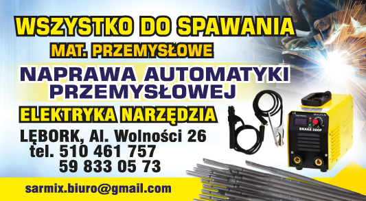 WSZYSTKO DO SPAWANIA Lębork Materiały Przemysłowe / Naprawa Automatyki Przemysłowej / Elektryka