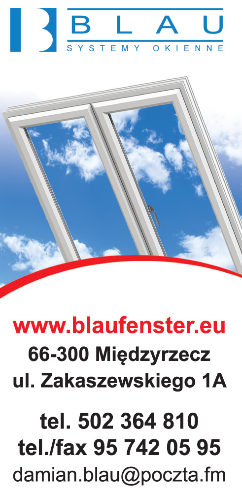 BLAU SYSTEMY OKIENNE Międzyrzecz 