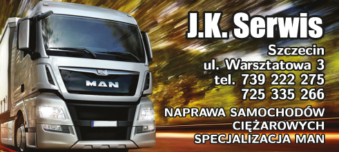 J.K. SERWIS Szczecin Naprawa Samochodów Ciężarowych- Specjalizacja MAN
