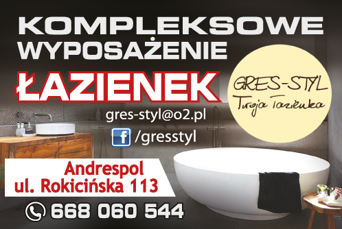 GRES-STYL Twoja Łazienka Andrespol Kompleksowe Wyposażenie Łazienek
