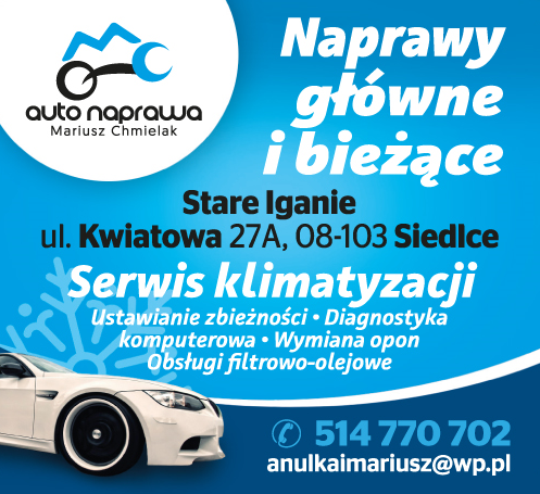 AUTO NAPRAWA Mariusz Chmielak Stare Iganie Naprawy Główne i Bieżące / Serwis Klimatyzacji