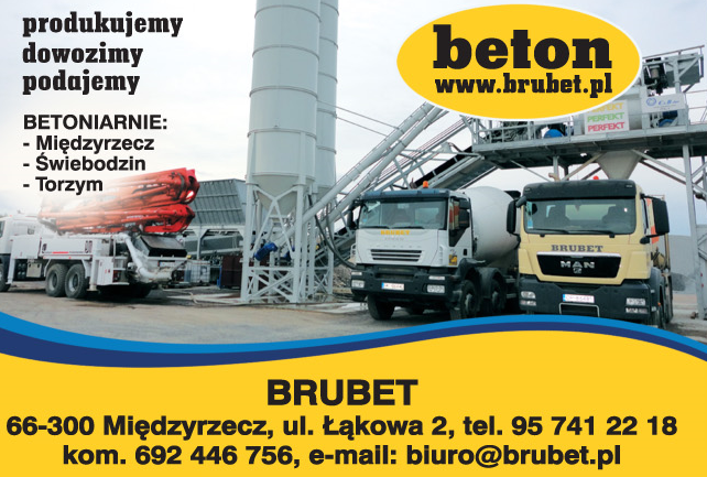 "BRUBET" BETON Międzyrzecz