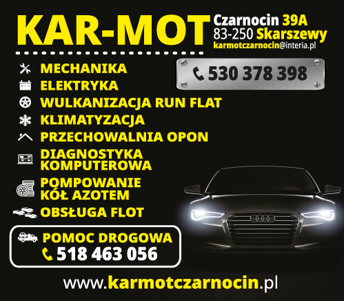 KAR-MOT Czarnocin Mechanika / Elektryka / Wulkanizacja / Klimatyzacja / Diagnostyka / Pomoc Drogowa