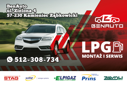 BenAuto Kamieniec Ząbkowicki Montaż i Serwis LPG