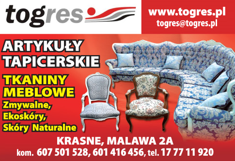 TOGRES TKANINY MEBLOWE Krasne