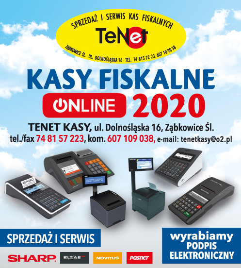 TENET KASY Ząbkowice Śląskie Kasy Fiskalne- Sprzedaż i Serwis / Wyrabiamy Podpis Elektroniczny
