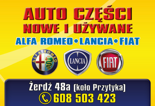 AUTO CZĘŚCI NOWE I UŻYWANE Żerdź Alfa Romeo / Lancia / Fiat