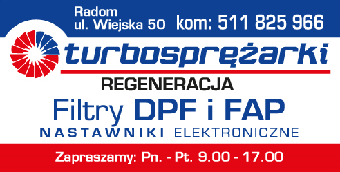TURBO MECHANIKA RADOM Turbosprężarki / Filtry DPF i FAP / Nastawniki Elektroniczne