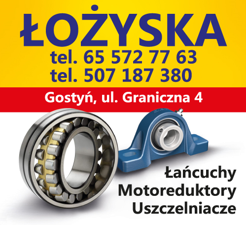P.U.H. SKLEP Z ŁOŻYSKAMI Gostyń Łożyska / Łańcuchy / Motoreduktory / Uszczelniacze