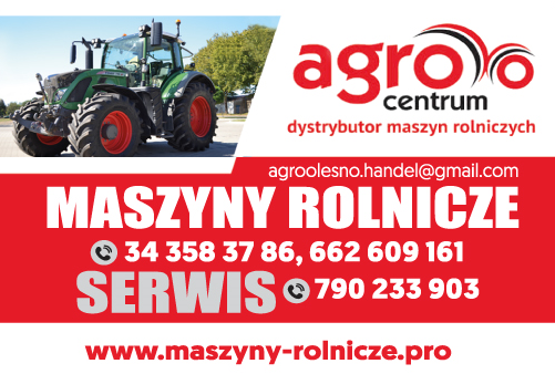 AGRO CENTRUM Sp. z o.o. Olesno Dystrybutor Maszyn Rolniczych / Serwis
