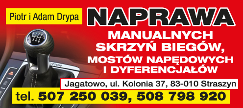 Piotr i Adam Drypa Jagatowo Naprawa Manualnych Skrzyń Biegów / Mostów Napędowych i Dyferencjałów