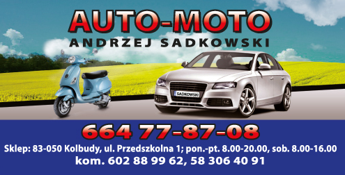AUTO-MOTO Andrzej Sadkowski Kolbudy Sklep Motoryzacyjny