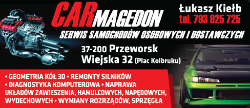 CARMAGEDON SERWIS SAMOCHODÓW OSOBOWYCH I DOSTAWCZYCH Łukasz Kiełb Przeworsk