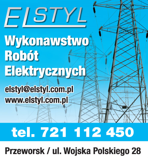 ELSTYL WYKONAWSTWO ROBÓT ELEKTRYCZNYCH Przeworsk
