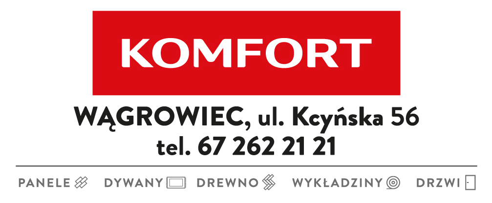 KOMFORT Wągrowiec Panele / Dywany / Drewno / Wykładziny / Drzwi