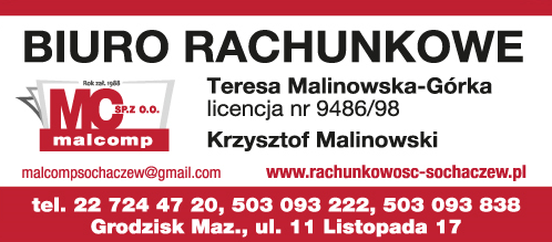 MAL COMP Sp. z o.o. Grodzisk Mazowiecki Biuro Rachunkowe