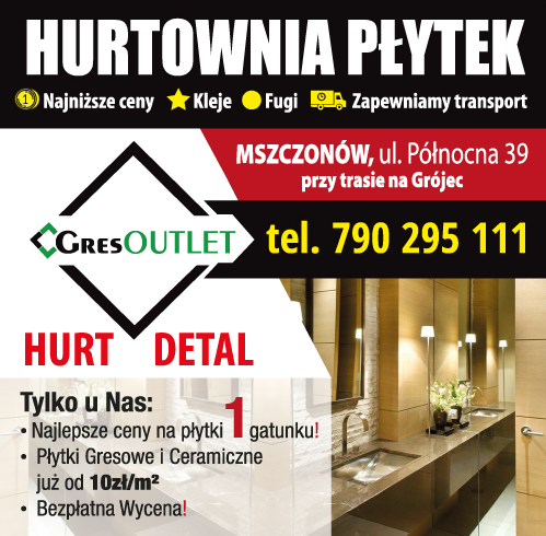 GRES OUTLET Mszczonów Hurtownia Płytek / Kleje / Fugi / Transport