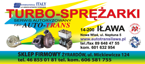 F.H.U. AUTO-TRANS Iława Turbo-Sprężarki / Sklep Firmowy Żyrardów