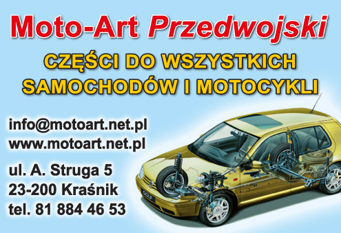 MOTO-ART Przedwojski Kraśnik Części Do Wszystkich Samochodów i Motocykli