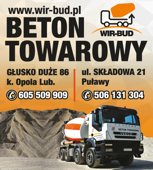 WIR-BUD Sp. z o.o. Głusko Duże k. Opola Lubuskiego Beton Towarowy