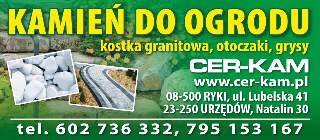 CER-KAM Ryki Kamień do Ogrodu / Kostka Granitowa / Otoczaki / Grysy