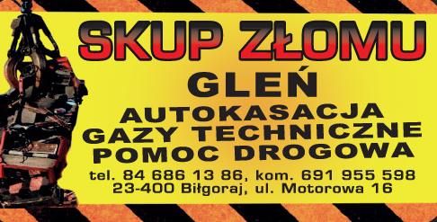 ZŁOM- BIŁGORAJ GLEŃ SKUP ZŁOMU POMOC DROGOWA