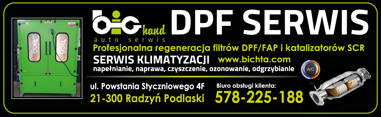 BIG HAND Auto Serwis Radzyń Podlaski DPF Serwis / Serwis Klimatyzacji