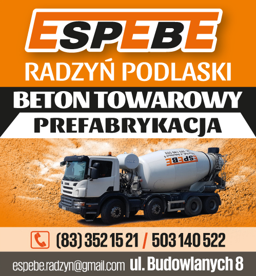 BETONIARNIA ESPEBE Radzyń Podlaski Beton Towarowy / Prefabrykacja