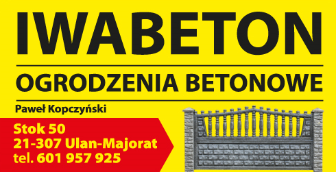 IWABETON Paweł Kopczyński Stok Ogrodzenia Betonowe