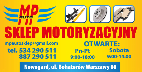 MP AUTO Nowogard Sklep Motoryzacyjny