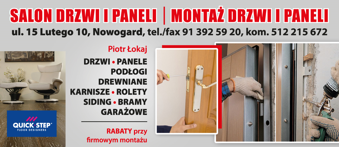 Salon Drzwi i Paneli Piotr Łokaj Nowogard Montaż Drzwi i Paneli