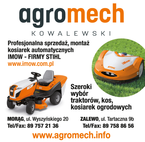 Z.H.U. AGROMECH Krzysztof Kowalewski Morąg Szeroki Wybór Traktorów, Kos, Kosiarek Ogrodowych