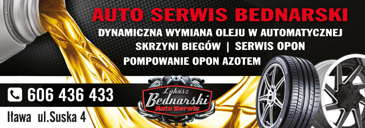 AUTO SERWIS Łukasz Bednarski Iława Wymiana Oleju w Automatycznej Skrzyni Biegów / Serwis Opon
